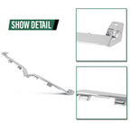 Front Upper Bumper Grille Trim for Tesla Model S (2016–2021) Silver