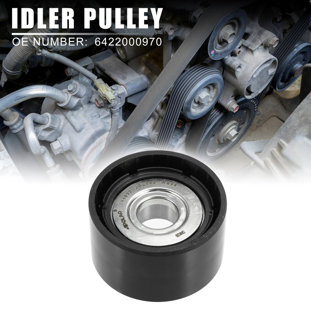 Drive Belt Idler Pulley Crank Pulley for Mercedes-Benz (6422000970, 6422001070)