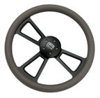 18 Inch Black 5 Hole Steering Wheel Wrap for Peterbilt Kenworth Freightliner (OEM)