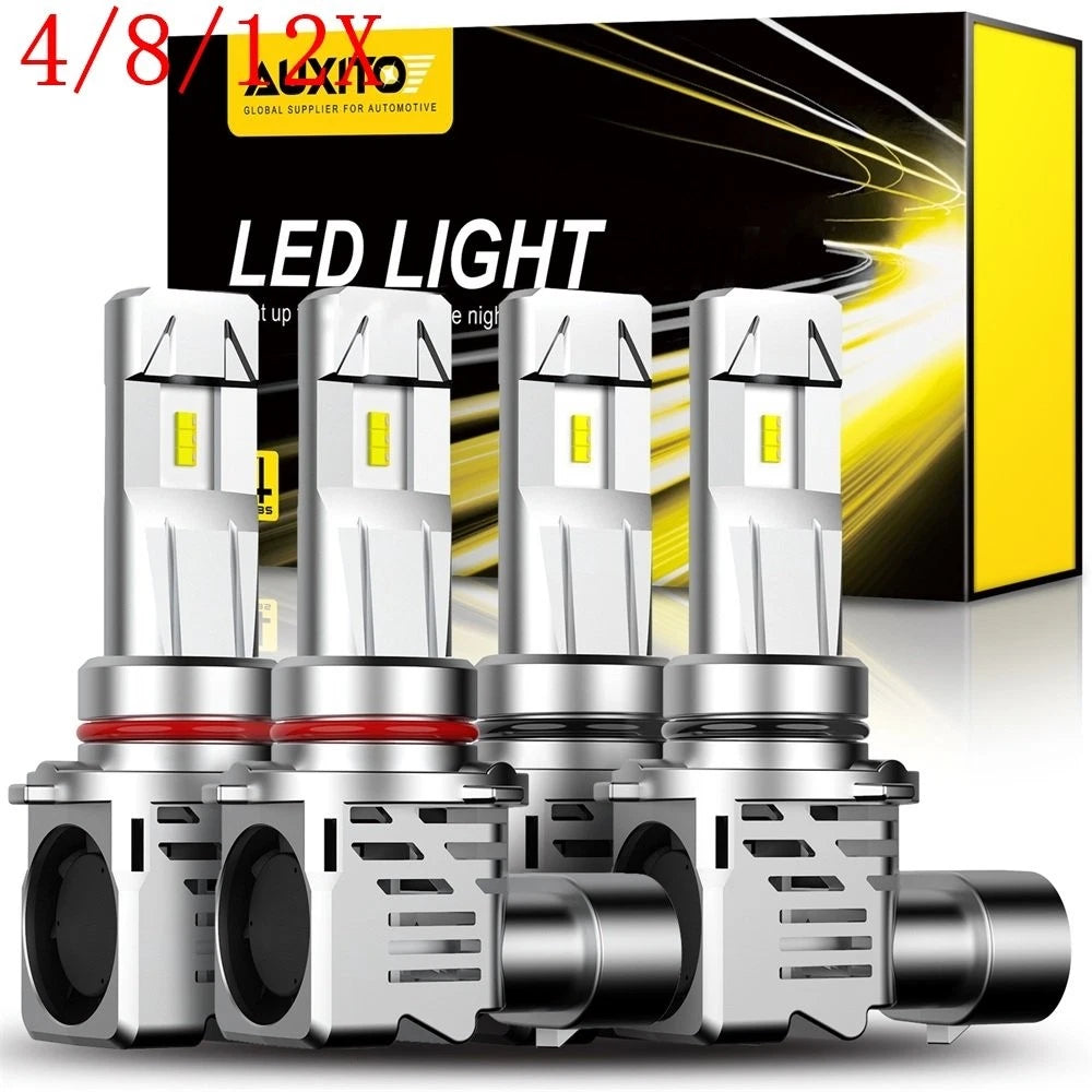 Set of 4 Combo 9005 9006 6500K LED Headlight Kit for Hi/Low Beam