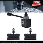 Piston Type Quick Change Tool Post Holder for Swing Dia 12"