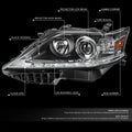 Driver Side LED DRL Projector Headlight for Lexus RX350/RX450H (2013–2015)