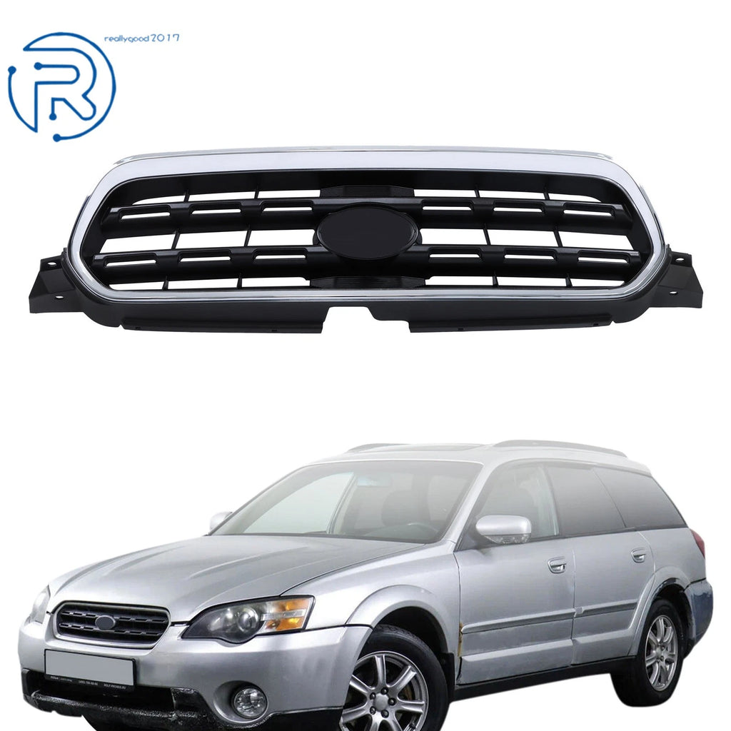 Front Upper Grille for Subaru Outback (2005–2007) Chrome Finish