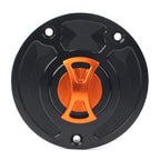 Fuel Gas Tank Cap Cover for Kawasaki ZX10R, ZX9R (Keyless, Aluminum)