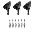Set of 3 Ignition Coils & 6 Denso Platinum Spark Plugs for Amanti XG350 (2004–2006)