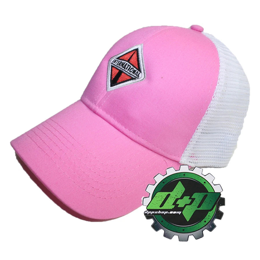 International Trucks Pink White Mesh Back Hat Ball Cap