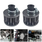 2Pcs Turbo Air Intake Filter for Car Breather Valve Cover