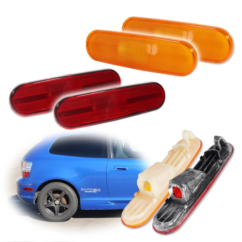 Set of 2 Side Marker Light Covers for Honda Civic Si EP3