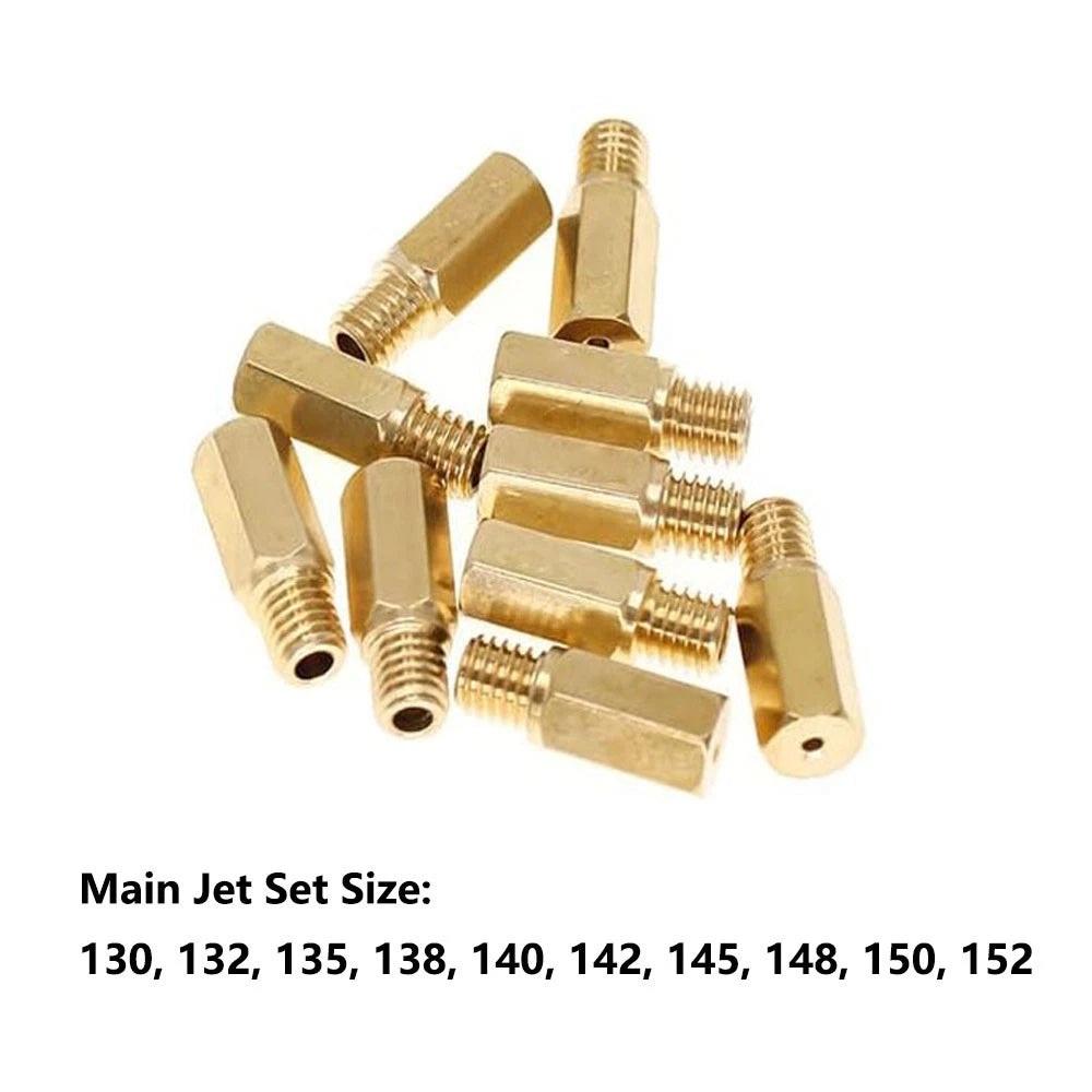10pcs Main Jet Set 130-152 for PWK PE OKO KOSO