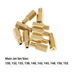 10pcs Main Jet Set 130-152 for PWK PE OKO KOSO