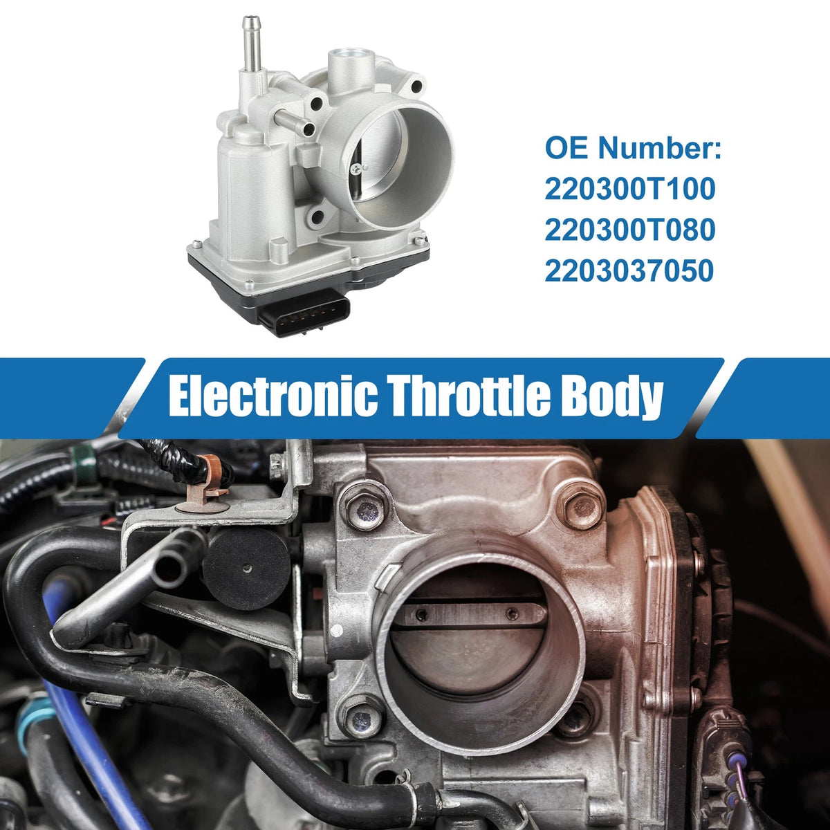Electronic Throttle Body No. 220300T100/220300T080 for Toyota Corolla (2011–2019)