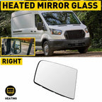 Heated Mirror Glass Upper Right Passenger Side for Ford Transit-150 (2015–2022)