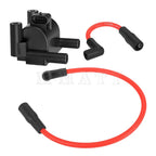 Ignition Coil & Spark Plug Wire Cap for Harley FXDL Dyna Low Rider (2012–2017)