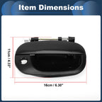 Front Right Door Handle for Hyundai H1 Starex (1998–2007) - Black