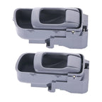 Door Handle Inner 2 x Grey for Nissan Pathfinder (1995–2005)