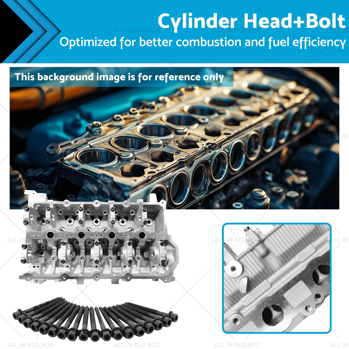 Cylinder Head + Bolt for Mitsubishi Triton Pajero Sport 4N15 (2015–2023)