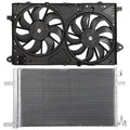 Electric AC Condenser Cooling Fan Kit for Buick Regal LaCrosse (2011–2016)
