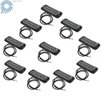 Set of 10 LED Strobe Lights for Emergency Vehicles (12V)