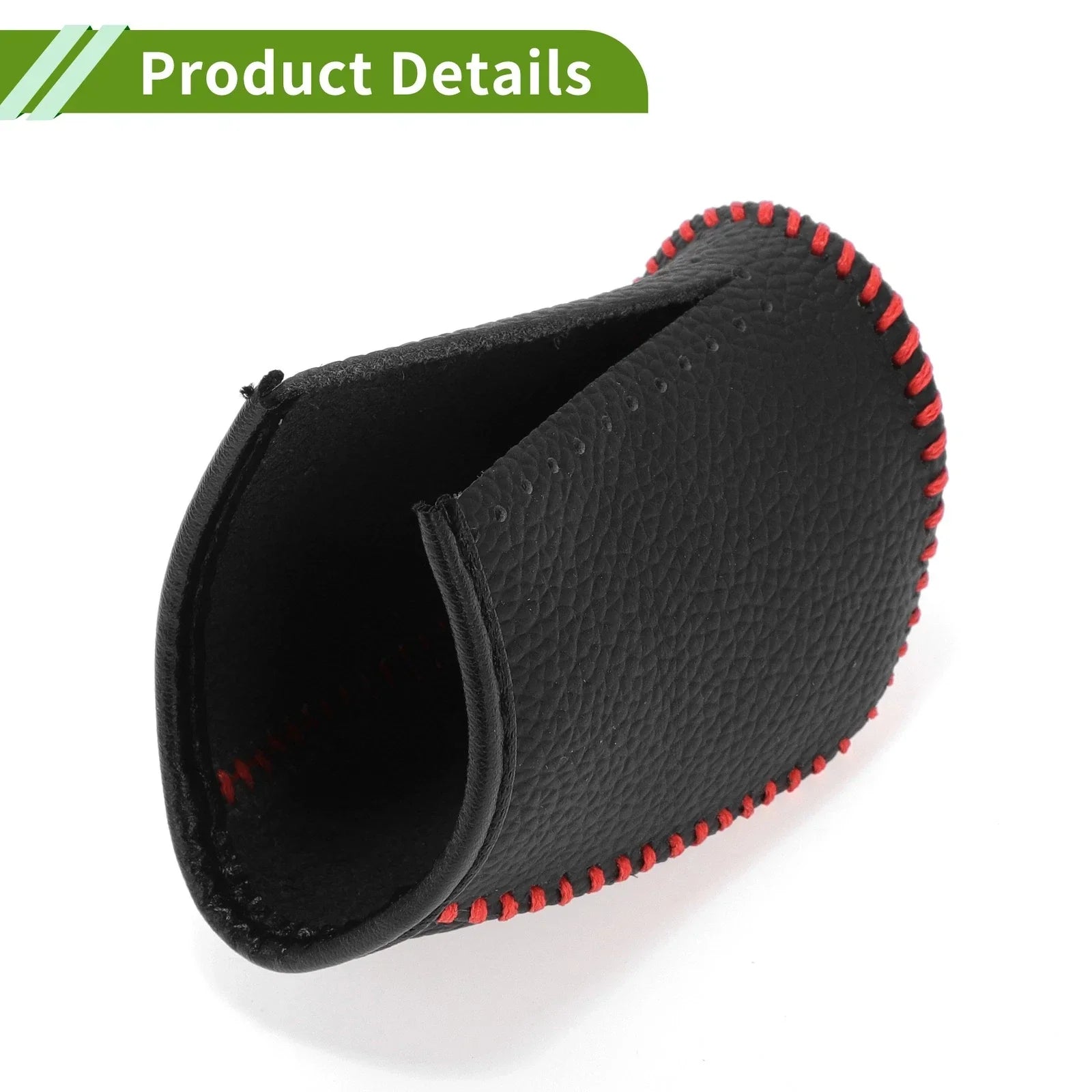 Dodge Journey Gear Shift Knob Cover 2011-2020 Pebbled Black Red