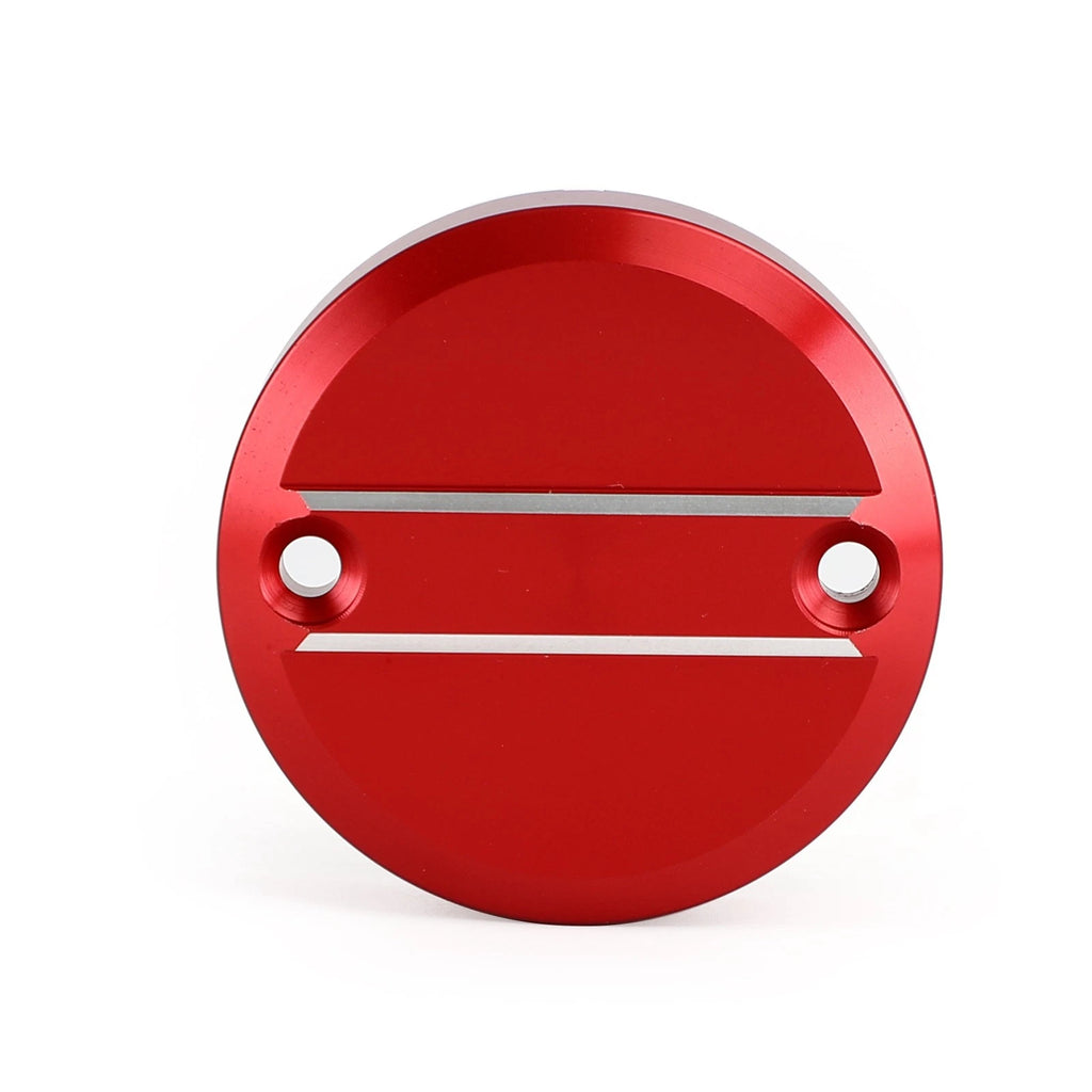 CNC Front Brake Fluid Reservoir Cover Red for Ducati Monster (937–1200)
