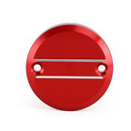 CNC Front Brake Fluid Reservoir Cover Red for Ducati Monster (937–1200)