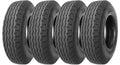 Set of 4 Trailer Tires 8-14.5 8x14.5 14PR LR G 11067