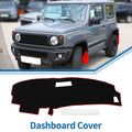 Dashboard Cover Mat for Ford Ranger (1989–1994) Black Red