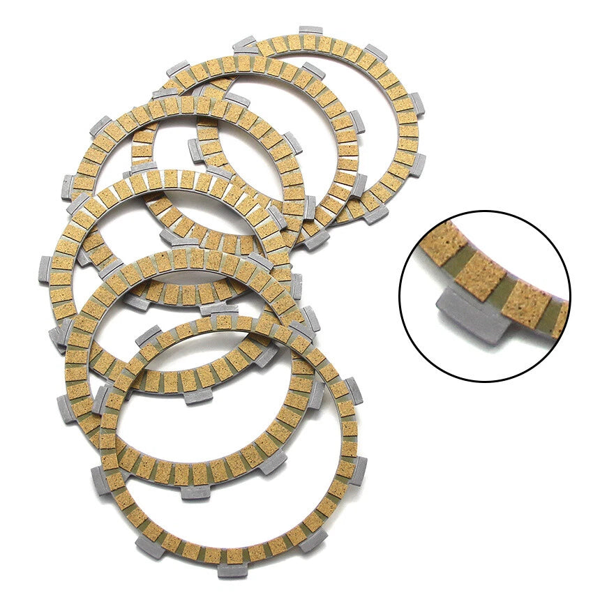 Clutch Friction Disc Plate Kit for Yamaha TT-R225 XT225 TT225 TTR230 (2000–2007)