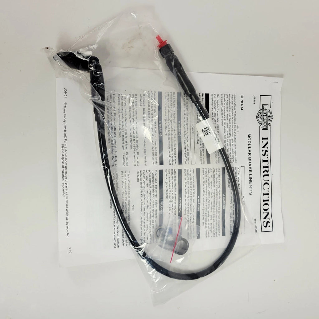 Genuine Front Upper Brake Line for Harley-Davidson Softail (2018–2023) 41800655
