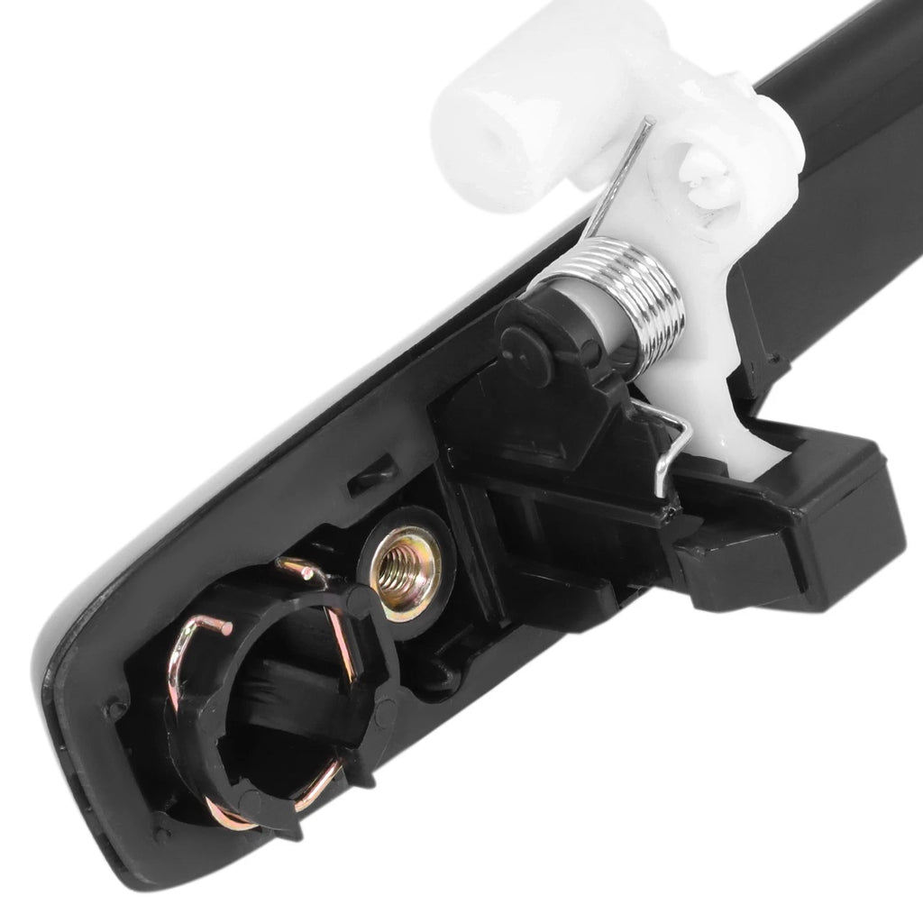 Front Left Exterior Door Handle for Honda CR-V (2002–2006) w/Keyhole, Smooth Black