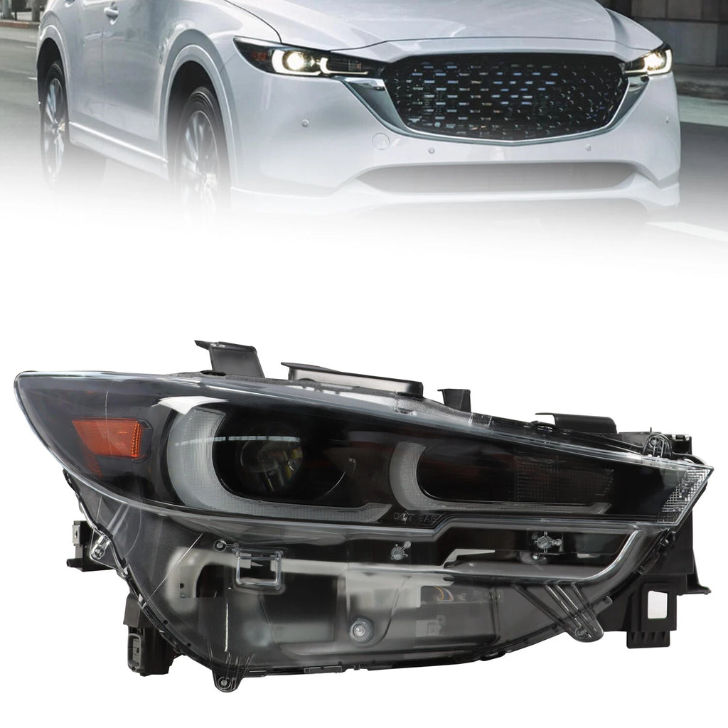 LED Headlight for Mazda CX-5 (2022–2024) Right Passenger w/ DRL AFS
