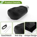 Gear Shift Knob Cover for Honda Civic 2016-2021 Pebbled Black Faux Leather
