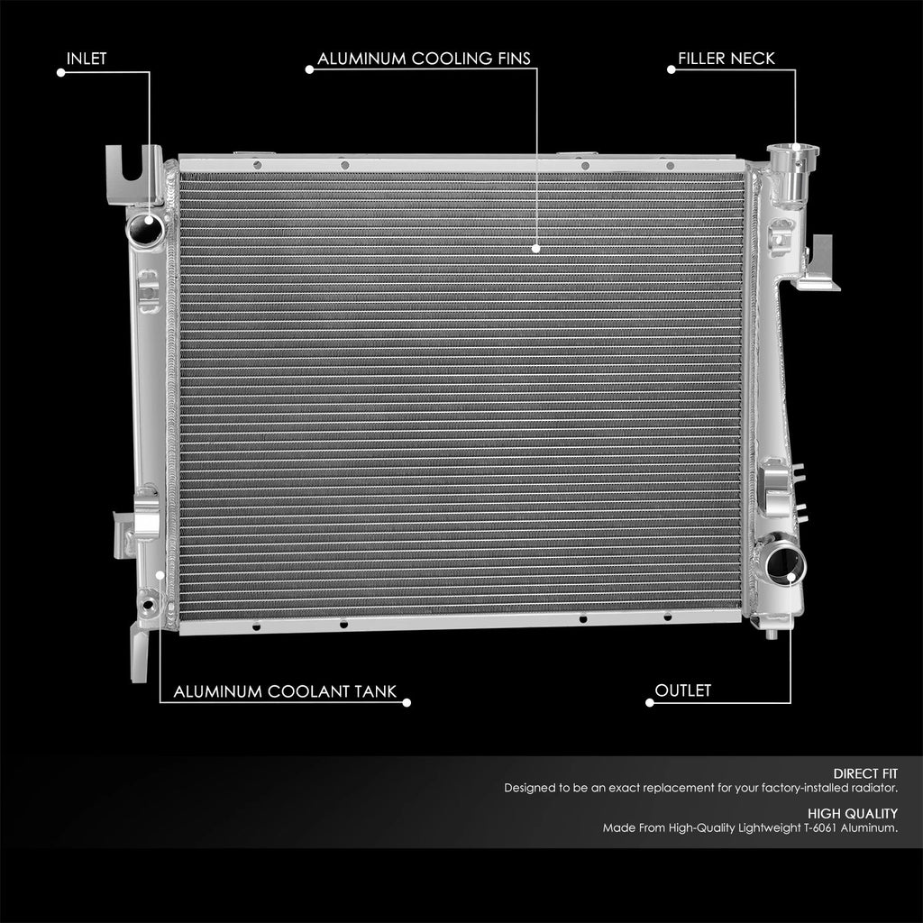 3 Row All Aluminum Performance Radiator for Dodge Ram 1500 2500 3500 (2004–2009)