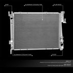 3 Row All Aluminum Performance Radiator for Dodge Ram 1500 2500 3500 (2004–2009)