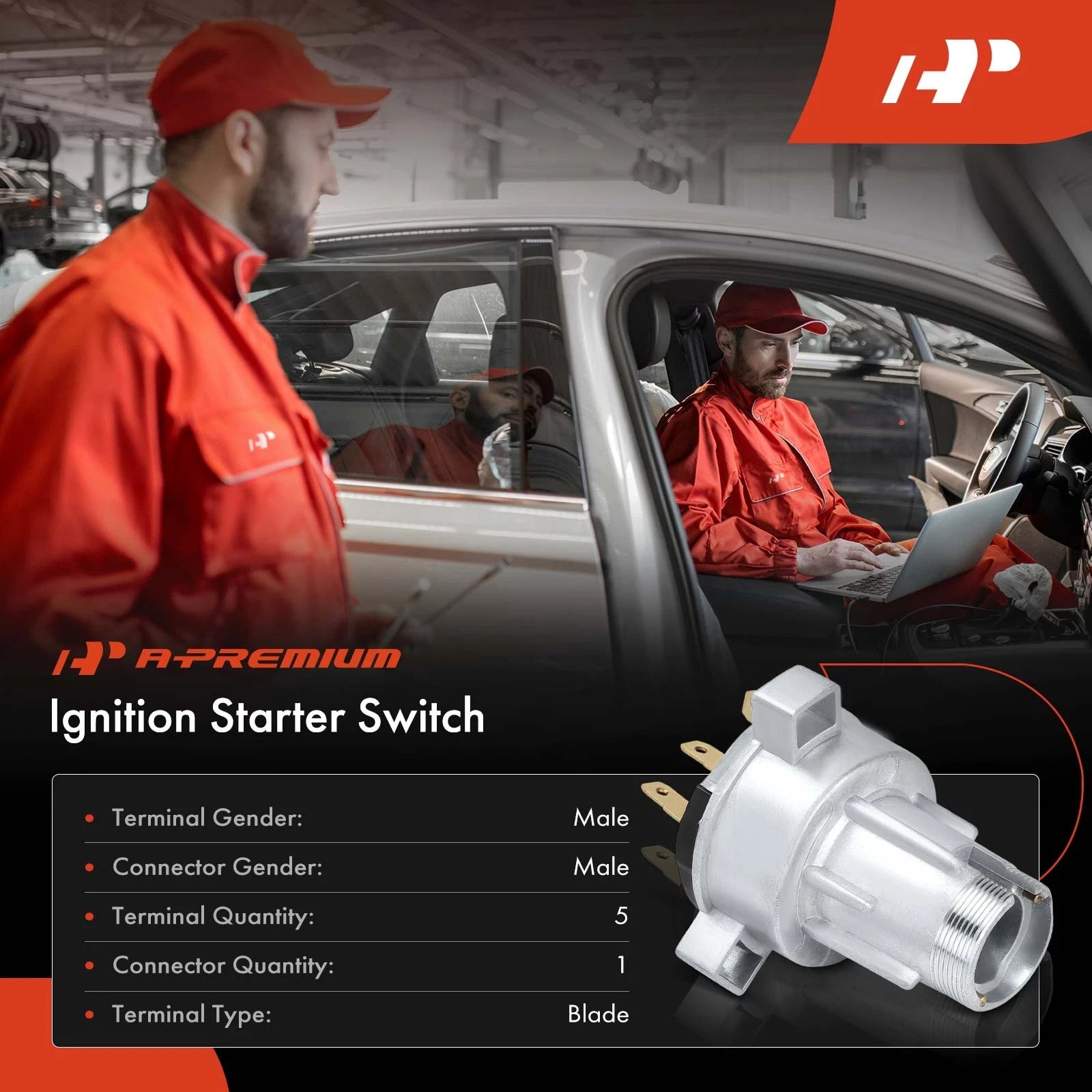 Ignition Starter Switch for Chevy Malibu, Impala, Camaro, Corvette, Buick