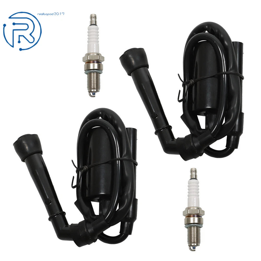 2X Ignition Coil Spark Plug for Suzuki VS700 VS750 VS800 (1986–2004)
