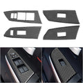 Carbon Fiber Interior Door Window Lift Switch Cover Trim for Toyota Tundra (2014–2021)