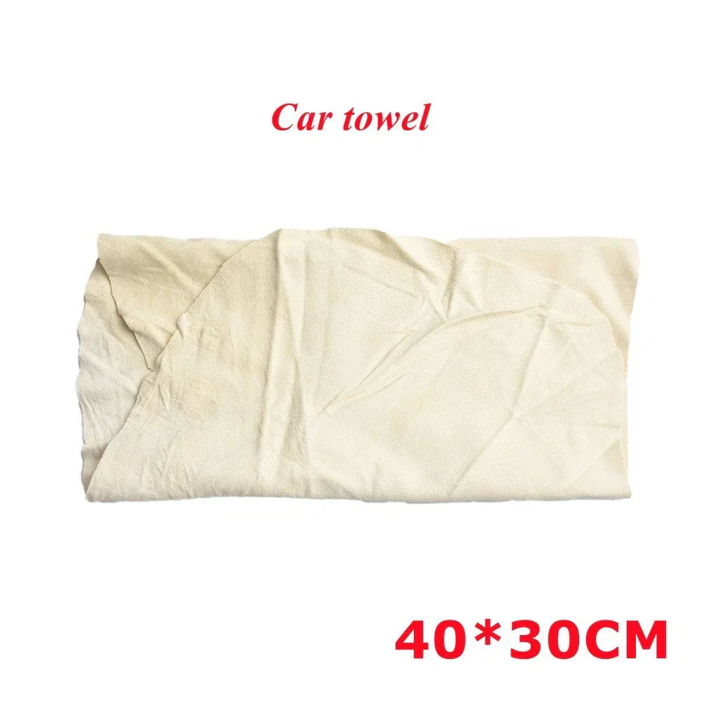 1x Car Washing Towel Water Absorbent Rag Auto Care Cleaning Cloth Supplies Tool