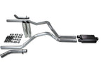 2.5" Dual Exhaust Kit for Dodge Ram 1500 (2004–2008) - 2 Chamber, Clamp On Tips
