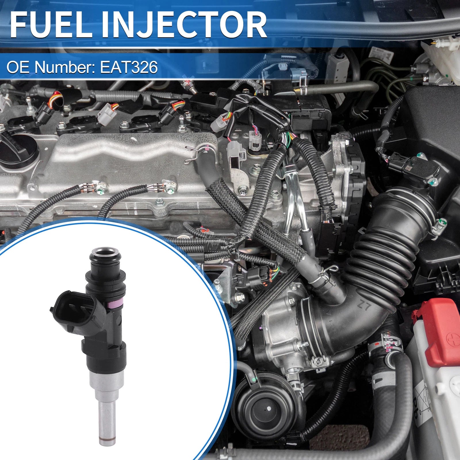 1 Pc Fuel Injector No.EAT326 for Mitsubishi 