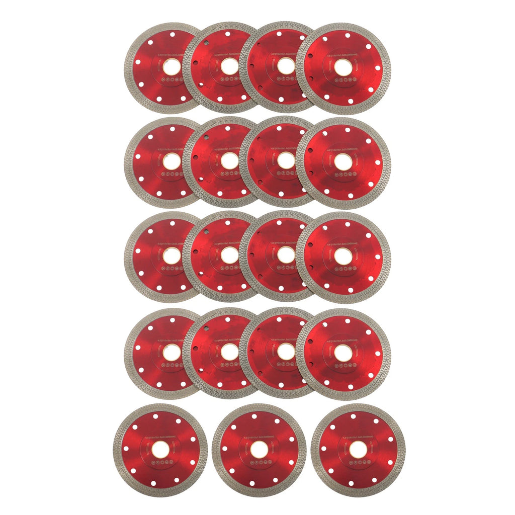 Set of 20 Diamond Blades for Angle Grinder (4-1/2 Inch)