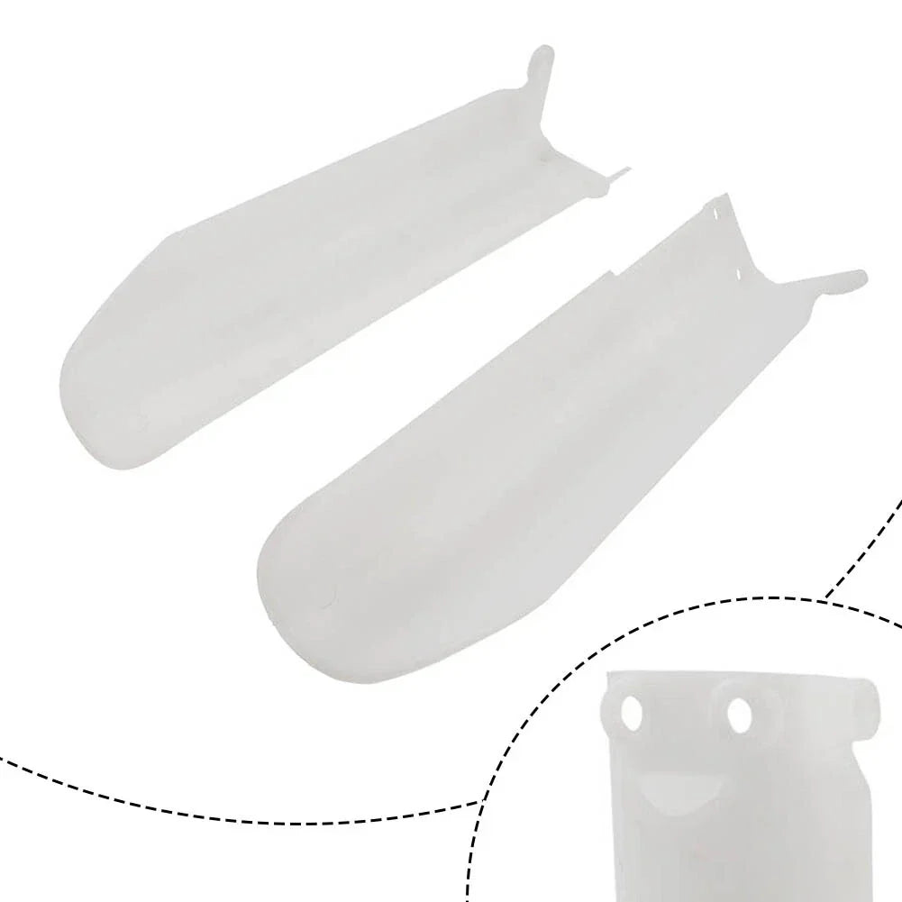 White Front Fork Guard Covers for Chinese 125-190cc Pit Dirt Bikes