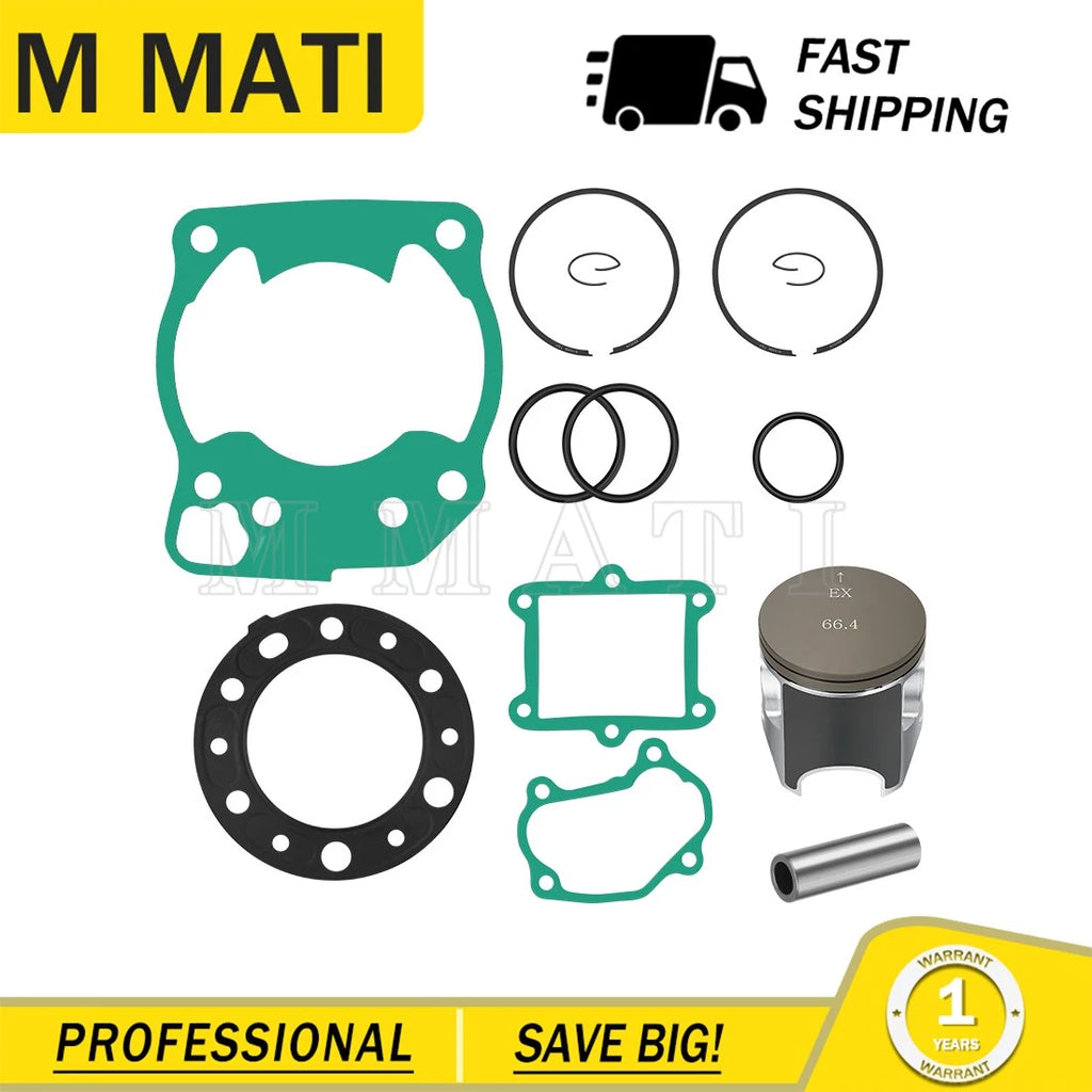Top End Piston Kit for Honda CR250R (1992–1996) Standard Bore 66.40mm