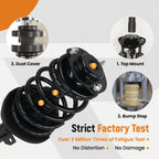 Front Strut Coil Spring Assembly & Sway Bar Link Kit for Toyota Camry (2007–2011)