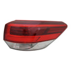 Replacement Passenger Side Outer Tail Light Assembly w/o Smoked Lens