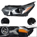 LED DRL Headlight Clear Housing for Chevy Equinox (2018–2021) Left Side