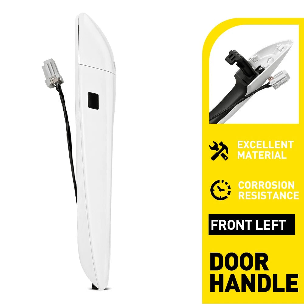 Driver Side Outside Door Handle for Hyundai Elantra (2021–2023) - White
