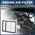 Set of 2 Engine Air Filters No.16546AA090 for Subaru Outback 2.5L (2005–2009)