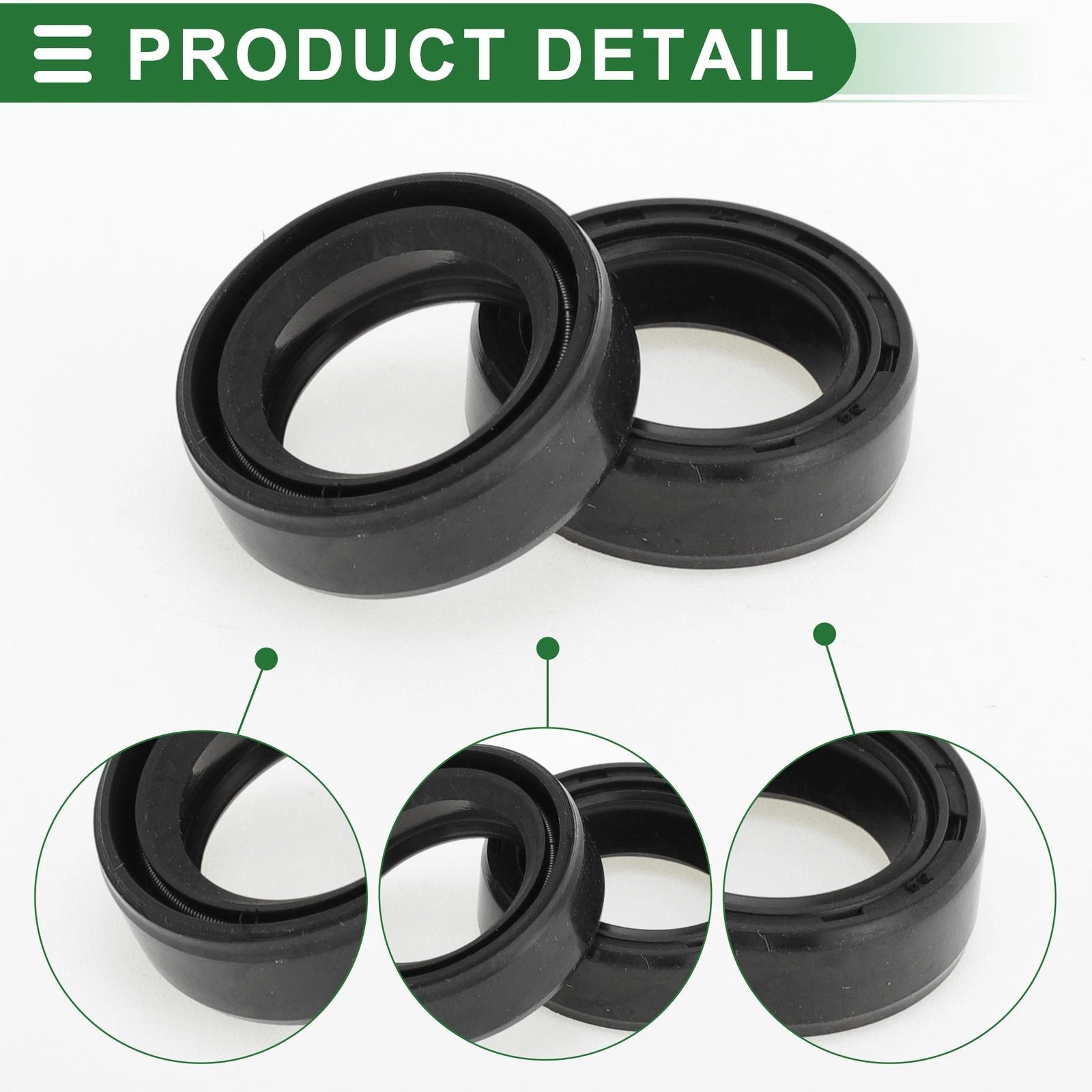 Set of 5 Oil Seal Rotary Shaft Seal NBR Rubber 15x22x7mm