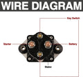 Starter Solenoid Relay for Mercury Outboard 65-250 HP (1989–1999) 89-817109A1 89-817109A2
